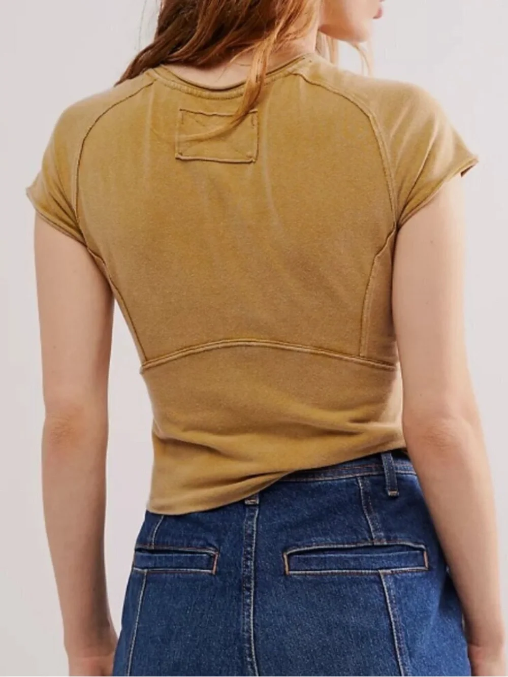 Free People Protagonist Tee Golden Eagle SZ XS